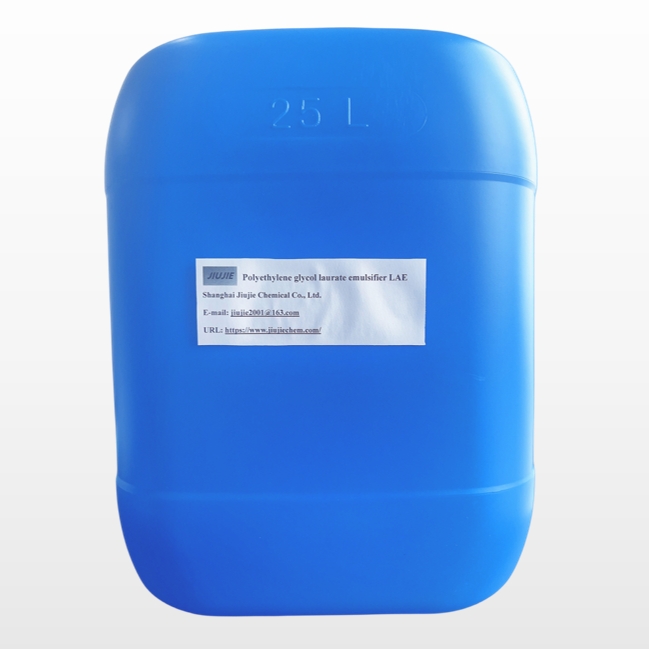 Polyethylene glycol laurate emulsifier LAE